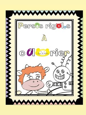 cover image of Persos rigolos à colorier